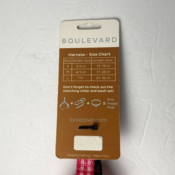 Boulevard Dog Harness Size Small 13-19 in Length 3/5 Width - Picture 5 of 7